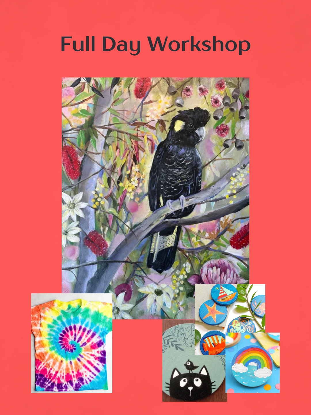 Black Cockatoo Full Day Workshop Wednesday 14th January 2026