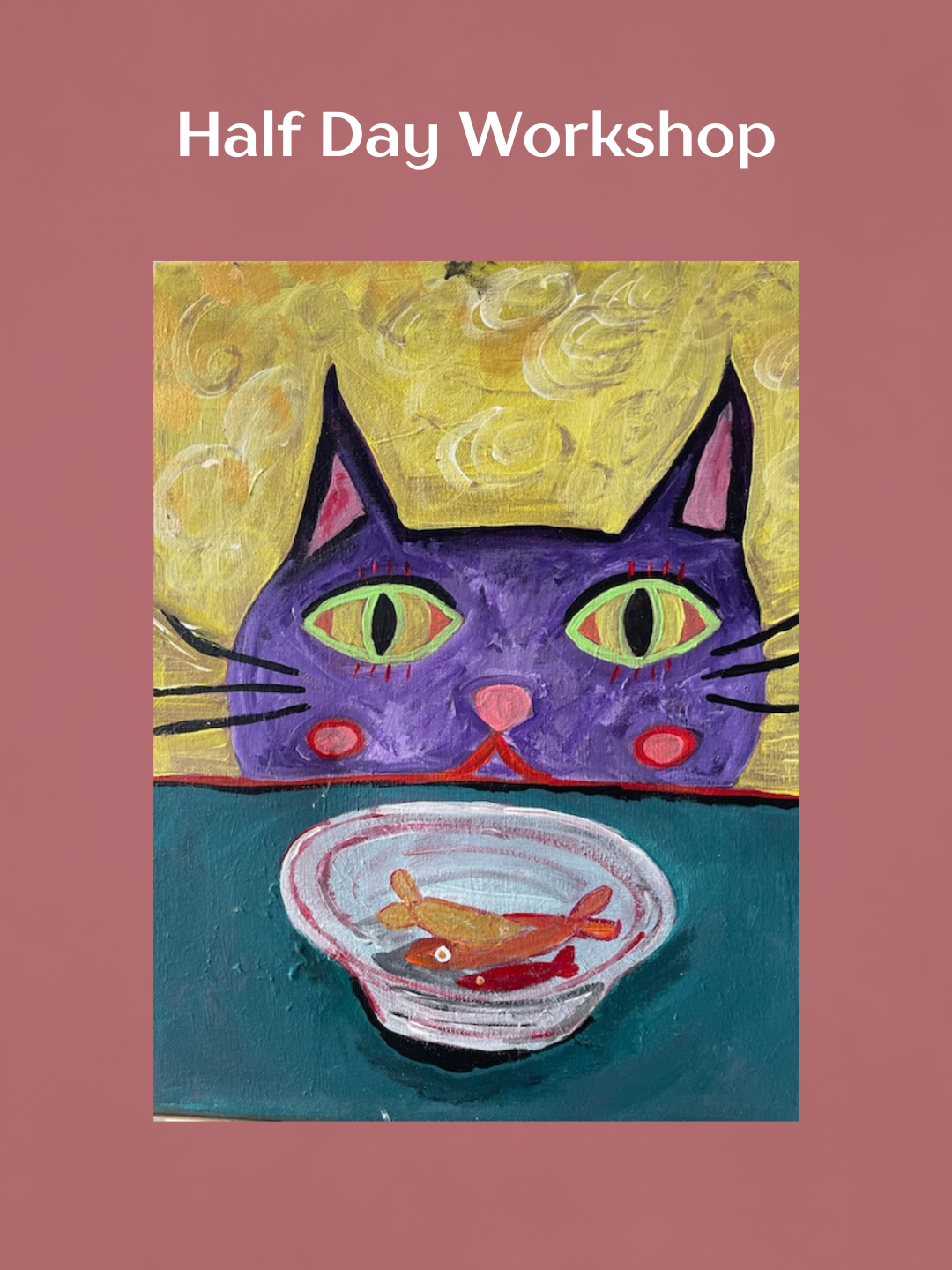 Cheeky Kitty Half Day Workshop Thursday 29th January 2026