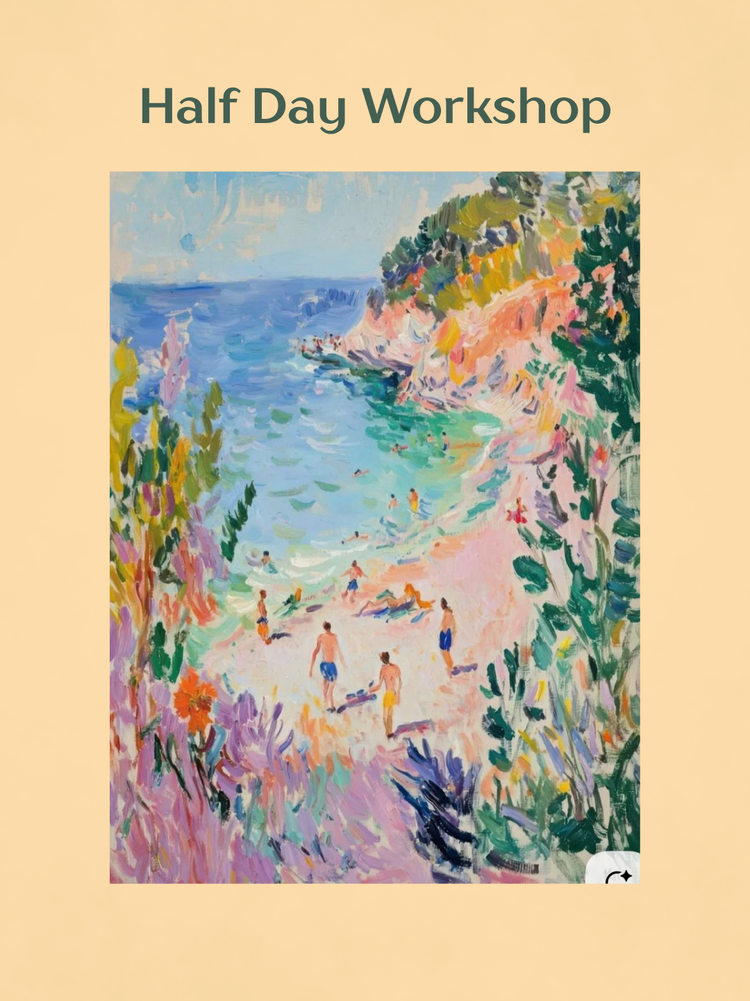 Matisse Beachscape Afternoon Workshop Thursday 1st October 2026