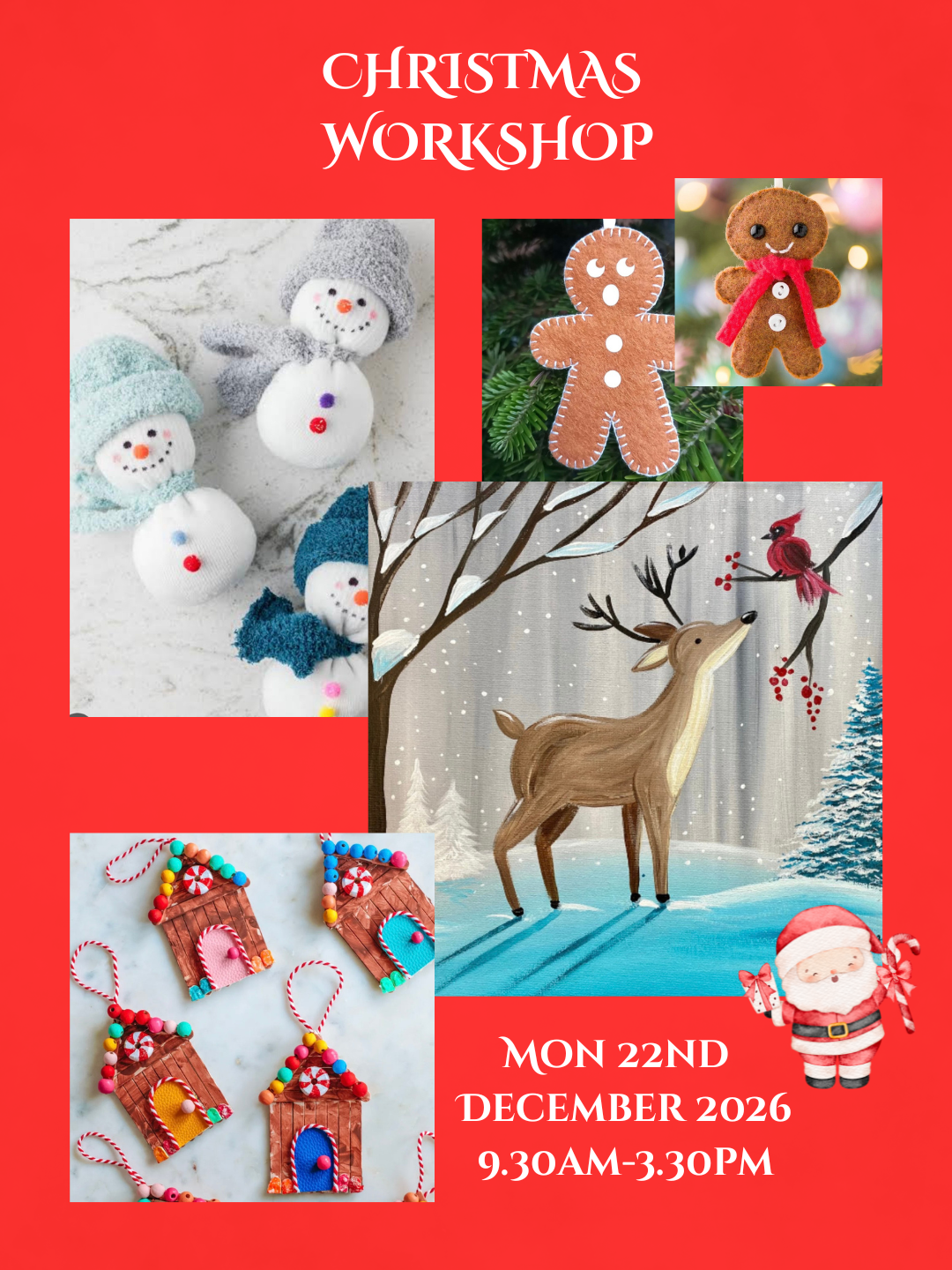 Reindeer Christmas Workshop - Monday 22nd December 2025