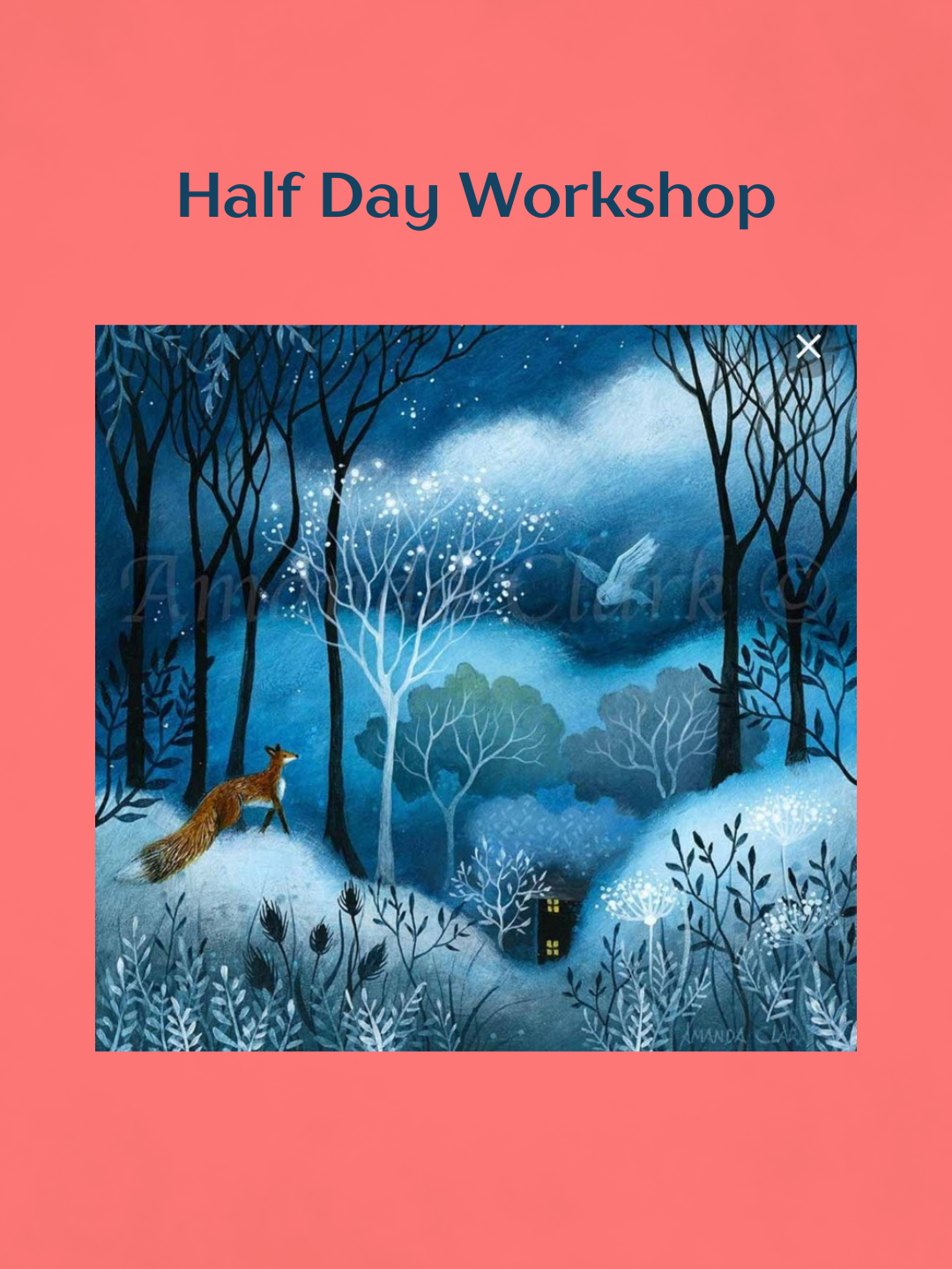 Winter Wonderland Half Day Workshop Thursday 29th January 2026
