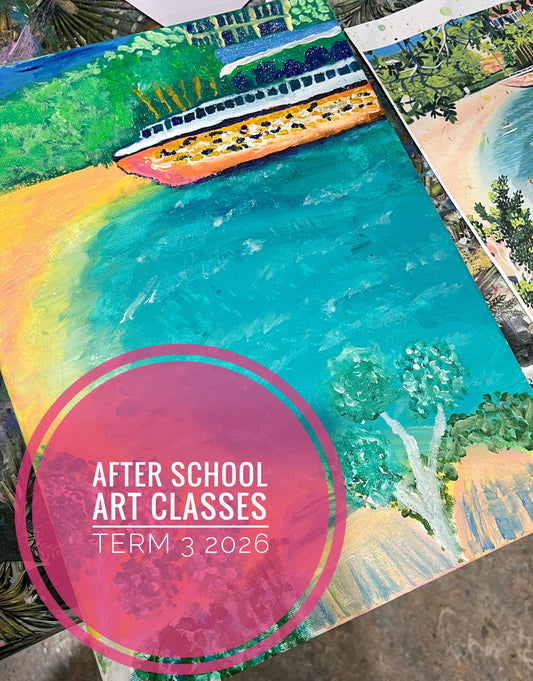 Term 3 2026 After School Art Classes - Wednesday and Thursday Classes (10 Week Term)