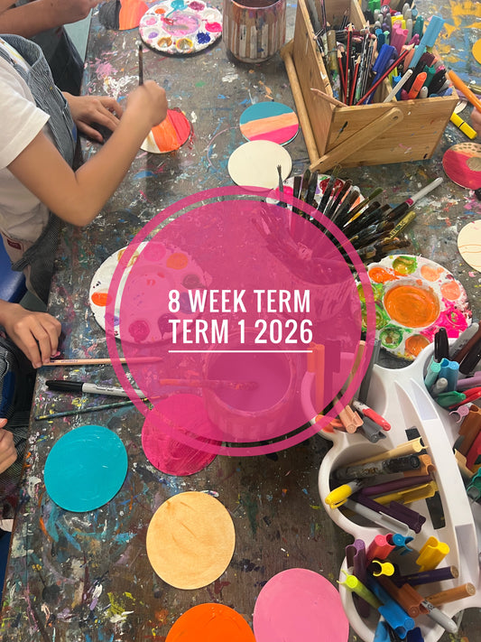 Term 1 2026 (8 Week Term) After School Art Classes