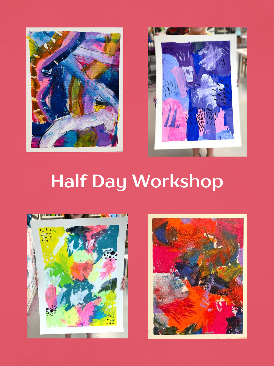 Textural Abstract Half Day Workshop Thursday 15th January 2026